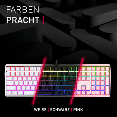 CHERRY MX BOARD 3.0 S, kabelgebundene Gaming-Tastatur mit RGB-Beleuchtung, Deutsches Layout (QWERTZ), MX BROWN Switches, Schwarz