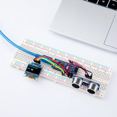 ELEGOO Nano V3 Vorgelötetes Entwicklungsboard ELEGOO CH340 mit USB Kabel Kompatibel mit Arduino Projekt, 3er Board Set mit Kabel