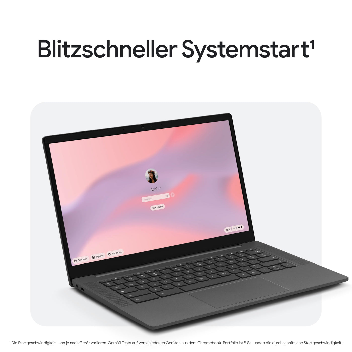 Acer Chromebook 314 (CBOA314-1H-C32M) Laptop | 14" FHD Display | Intel Celeron N4500 | 4 GB RAM | 128 GB eMMC | Intel UHD Graphics | Google ChromeOS | schwarz