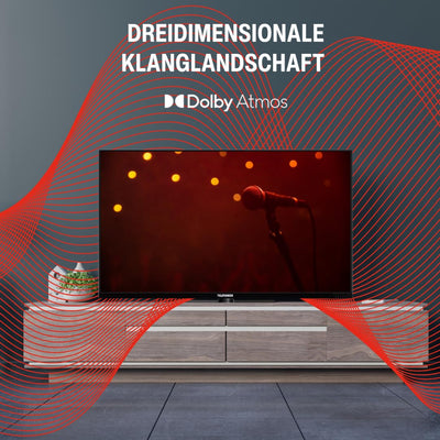 Téléviseur intelligent Telefunken TV 55 pouces alimenté par TiVo (4K UHD, HDR Dolby Vision, Dolby Atmos, triple tuner, 6 mois HD+ inclus) XU55TO750S