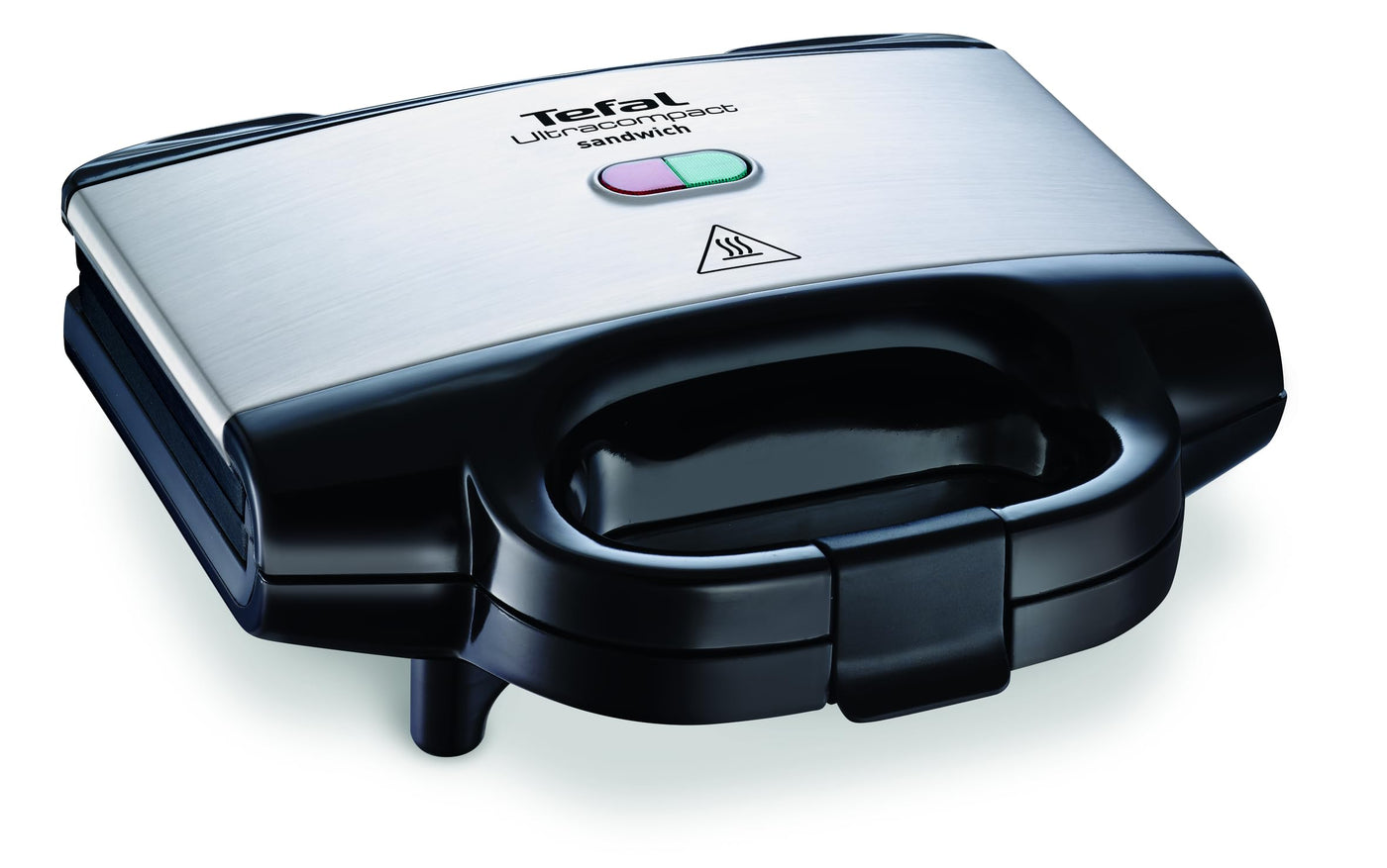 Tefal Ultracompact Sandwichmaker SM1552 | für dreieckige Sandwichtoasts | antihaftbeschichtete Platten | leichte Reinigung | kein Anbrennen | 700W | Sandwich-Grill | 26.5 x 12 x 26 cm