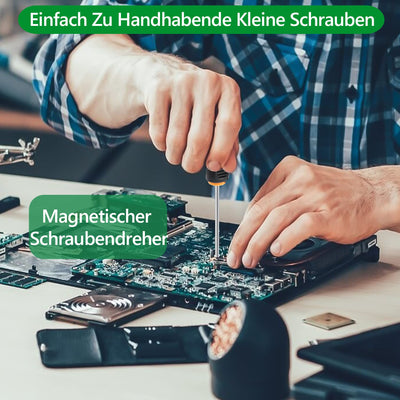 633 Stück Laptop Schrauben, M.2 NVMe SSD Montage Schrauben Set, M2 M2.5 M3 Notebook Computer Schraubenset mit Schraubendreher für Asus Gigabyte MSI-Motherboards, Kompatibel mit IBM/HP/Dell/Samsung