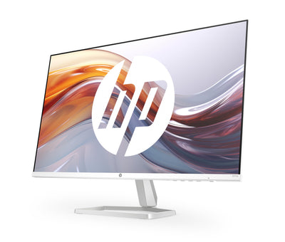 Écran HP série 5 527sa FHD IPS avec haut-parleurs | 68,6 cm (27 pouces) | 100 Hz | Contraste 1500:1 | 99 % sRVB | Double HDMI 1.4 | VGA | Sortie/entrée audio | Antireflet | Inclinable | Durable | Blanc