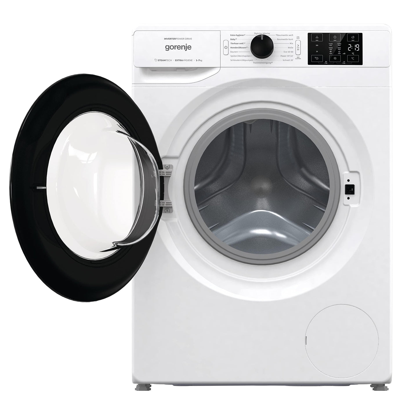 Gorenje WPAM74SA1T Waschmaschine mit Dampffunktion/Slim/ConnectLife / 7Kg / 1400 U/min/15 Programme/Totaler AquaStop/Wave Active Trommel/ExtraHygiene/PowerWash/Schnell Waschgang/EEK: A-10%