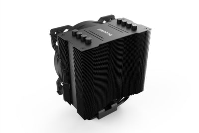 be quiet! Pure Rock 2 Black, CPU Kühler, 150W TDP, Pure Wings 2 120mm PWM, 4 6mm Heatpipes, asymmetrisches Design, Single Tower