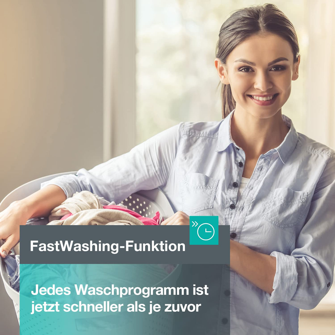 Gorenje WNEI 84 BPS Waschmaschine mit Dampffunktion / 8 kg / 1400 U/min /16 Programme Inverter Motor/Edelstahltrommel/AquaStop/Kindersicherung/SterilTub/Weiß