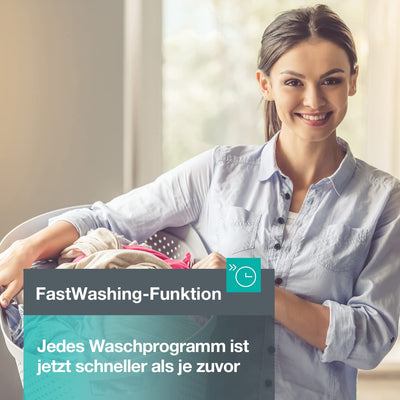 Gorenje WNEI 84 BPS Waschmaschine mit Dampffunktion / 8 kg / 1400 U/min /16 Programme Inverter Motor/Edelstahltrommel/AquaStop/Kindersicherung/SterilTub/Weiß