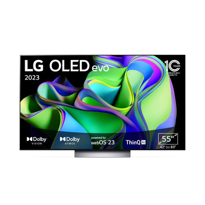 LG OLED55C31LA TV 139 cm (55 Zoll) OLED evo Fernseher (Smart TV, Filmmaker Mode, 120 Hz) [Modelljahr 2023]