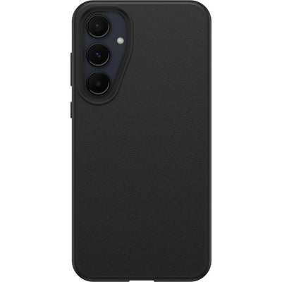 OtterBox Sleek Hülle für Samsung Galaxy A55 5G, stoßfest, sturzsicher, ultraschlank, schützende Hülle, Getestet nach Militärstandard, Schwarz - Keine Einzelhandelsverpackung