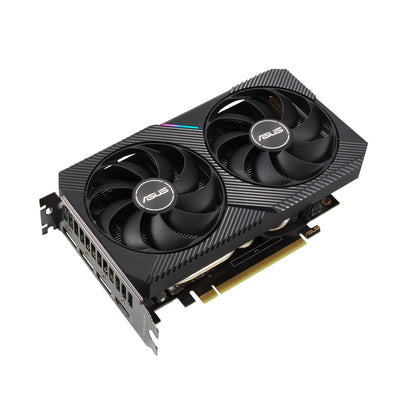 ASUS GeForce Dual RTX 3060 12GB V2 OC Edition Gaming Grafikkarte (GDDR6 Speicher, PCIe 4.0, 1x HDMI 2.1, 3x DisplayPort 1.4a, DUAL-RTX3060-O12G-V2)