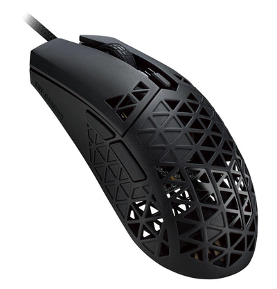 ASUS TUF Gaming M4 Air optische Gaming-Maus (kabelgebunden, beidhändig, 16.000 DPI-Sensor, DPI-Taste, Aura Sync, sechs programmierbare Tasten), schwarz