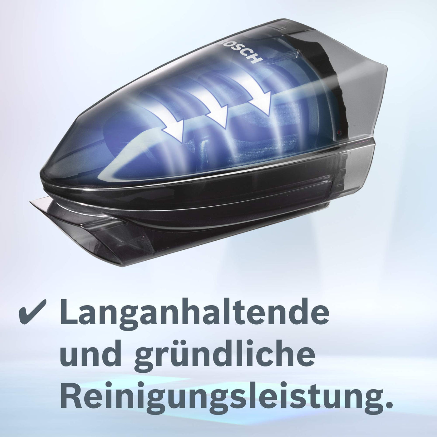 Bosch Hausgeräte Handstaubsauger Move Lithium 16V max BHN16L, Akku-Staubsauger, ideal für Polster und Auto, beutellos, kabellos, leicht, hohe Saugkraft, lange Laufzeit, Lithium-Ionen-Akku, grau