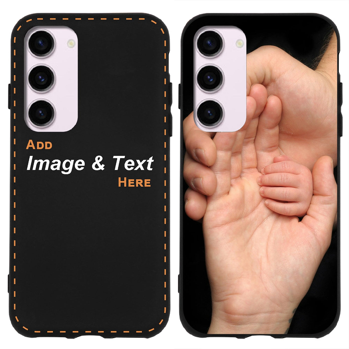 CoverHeld Samsung Galaxy A55 5G Handyhülle selbst gestalten aus Silikon Hülle schwarz mit deinem Bild/Design personaliseren und einzigartig Machen - Schwarze Silikonhülle