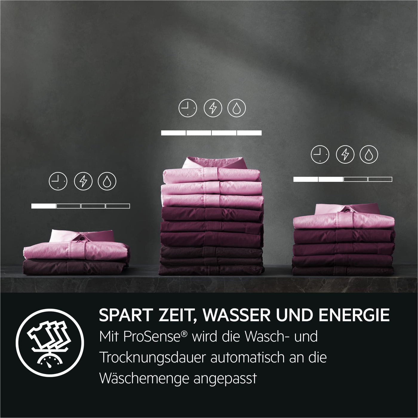 AEG LWR8WI7680/Einbauwaschtrockner/Serie 8000 mit PowerCare/8 kg Waschen/4 kg Trocknen/D/energiesparend/Mengenautomatik/Nachlegefunktion/ProSteam - Auffrischfunktion/1600 U/min, Weiß