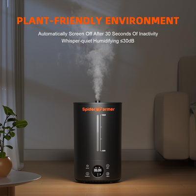 2024 Spider Farmer Luftbefeuchter 6L Top-Fill kühlem Nebel Humidifier Luftbefeuchtern für Pflanzen Grow-Zelt