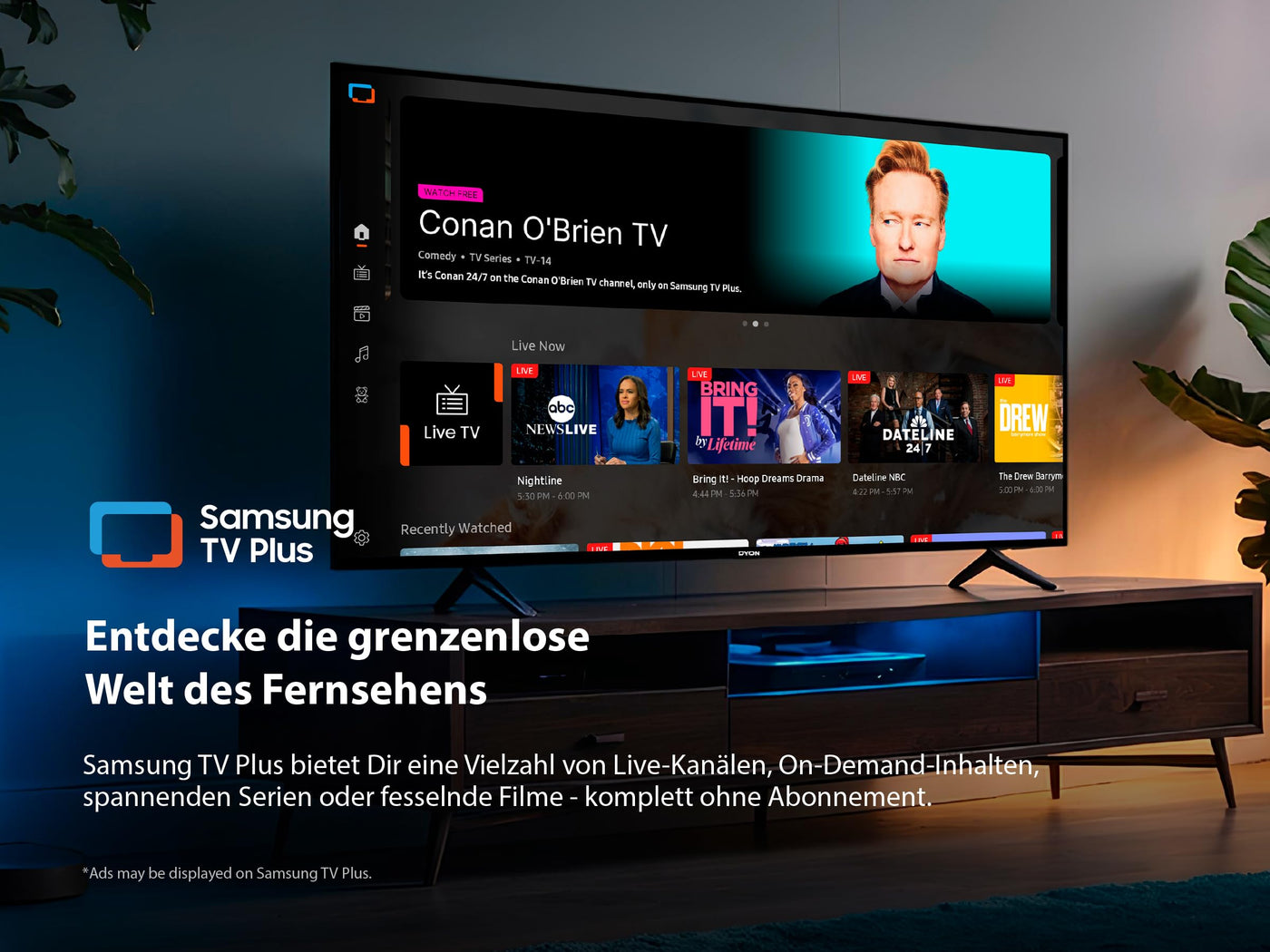 DYON ULTIMAX 50U-TI - Téléviseur 50 pouces (126 cm) (Smart TV 4K Ultra-HD, système d'exploitation Tizen, triple tuner (DVB-C/-S2/-T2), Samsung Smart &amp; Gaming Hub, Prime Video, Netflix, Disney+) [2024]