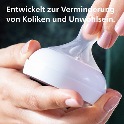 Philips Avent Natural Response Sauger – 2x Sauger für Babyflaschen mit Durchflussstärke 4, für Babys ab 3 Monaten, BPA-frei (Modell SCY964/02)