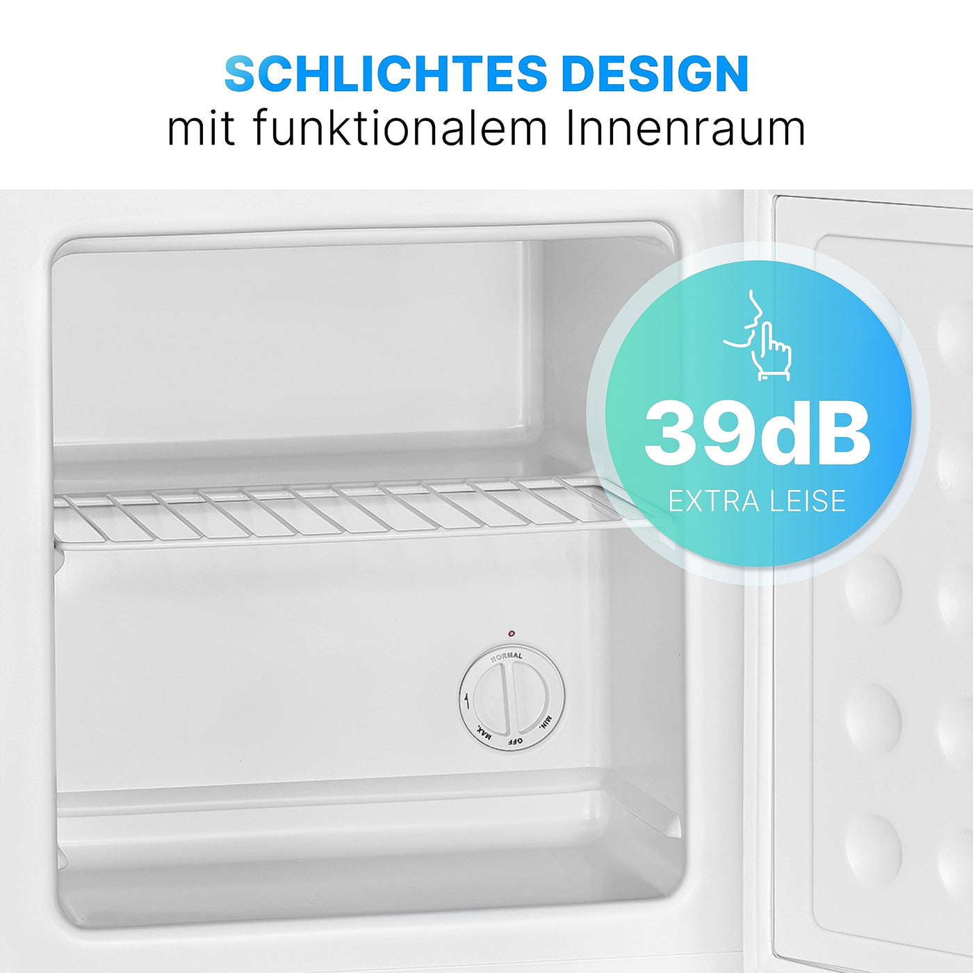 Bomann® Gefrierbox 31L Nutzinhalt | Gefrierschrank klein mit Gitterablage | wechselbarer Türanschlag & stufenlose Temperaturregelung | Mini Gefrierschrank mit 4 Sterne-Kennzeichnung | GB 341.1 weiß