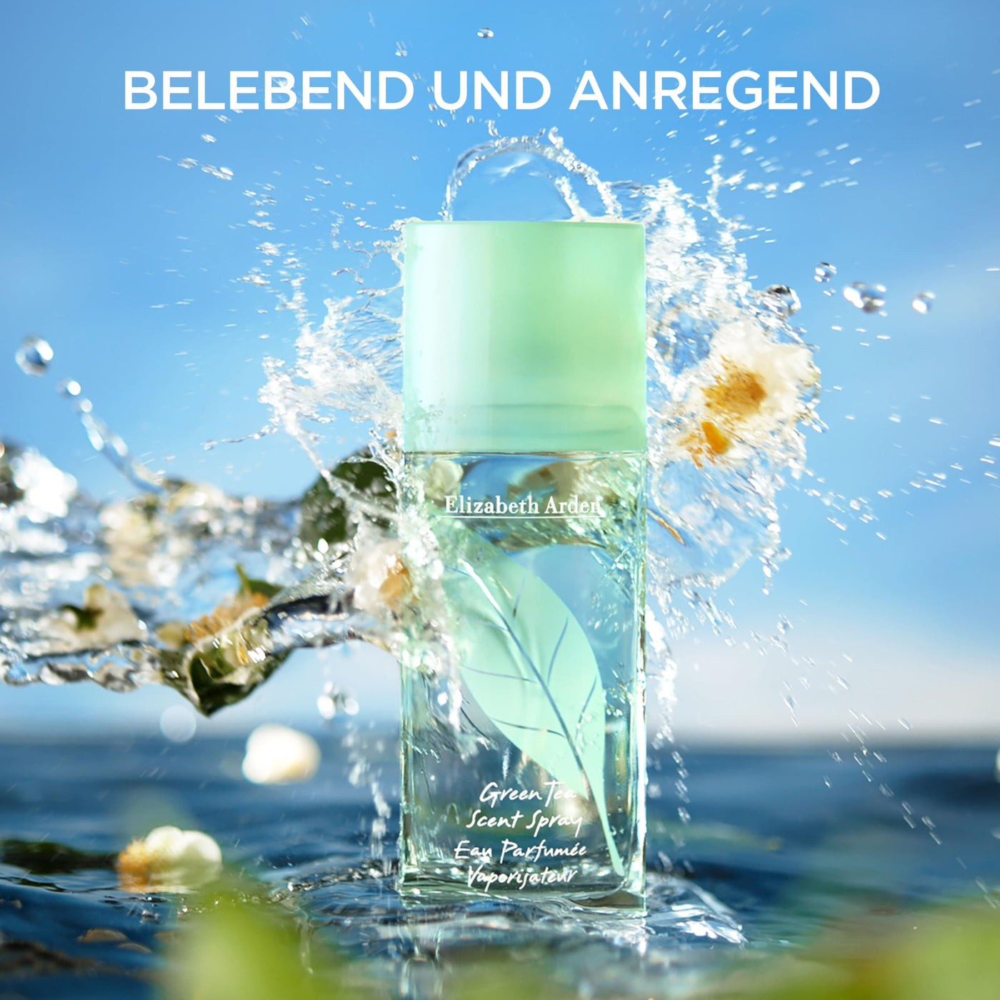 Elizabeth Arden - Green Tea, Eau de Parfüm, Parfüm mit Naturessenzen wie Grüner Tee und Bergamotte, erfrischend, blumig und zitrusartiger Duft, weckt die Sinne, belebt - 100 ml