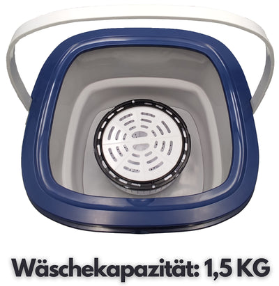 Faltbare Mini Waschmaschine | Waschautomat bis 1,5 KG | Reisewaschmaschine | Miniwaschmaschine | Camping Mobile Waschmaschine | Leistung: 135 Watt | Waschvorgang: <65 dB | Small Washing Machine