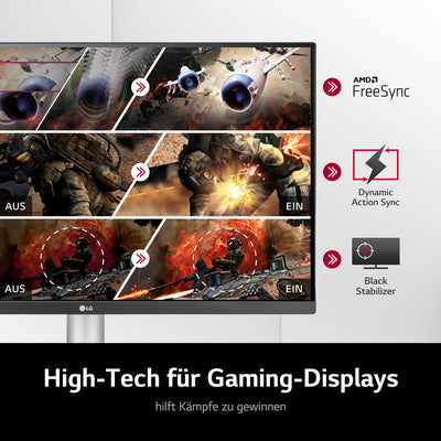 LG Electronics 27UP650P-W 4K UHD 27'' (68cm), 3840 x 2160, 16:9, VESA DisplayHDR™ 400, AMD FreeSync™, IPS with DCI-P3 95%, HDR10, 5ms GtG - Weiß