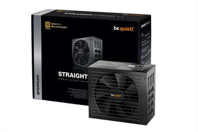 be quiet! Straight Power 11 850W PC Netzteil, ATX, mit Kabelmanagement, 80plus Gold, schwarz, BN284