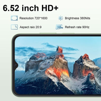 Blackview A52 Pro Handy 8GB/128GB, 90Hz, 5180mAh,Smartphone Ohne vertrag 6.52" HD+ Display, Octa Core Android 13 Handy günstig, 13MP+5MP Kamera,Dual SIM 4G Simlockfreie Handys,Fingerabdruck/GPS