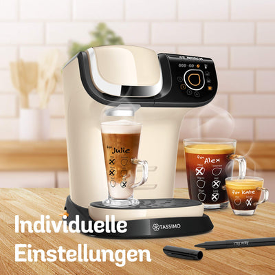 Bosch Tassimo My Way 2 Kapselmaschine TAS6503 Kaffeemaschine by, Wasserfilter, über 70 Getränke, Personalisierung, vollautomatisch, einfache Zubereitung, 1.500 Watt, 1,3 Liter, rot