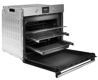 Bauknecht BAR2 KN5V2 IN Backofen Elektro/Einbau, 55.50 cm, Multi 5 Umluftbackofen mit 5 Funktionen, Classic Cook Elektronik-Uhr, Edelstahloptik