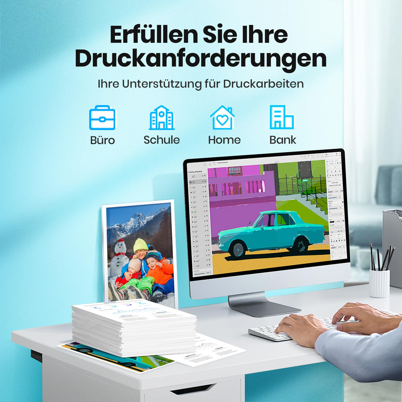 Glliter 950 XL 951XL Druckerpatronen für HP 951XL Multipack Kompatible für HP Officejet Pro 8600 Patronen für HP Officejet Pro 8620 8610 Patronen (Schwarz Cyan Magenta Gelb, ‎‎‎‎‎‎‎4er-Pack)