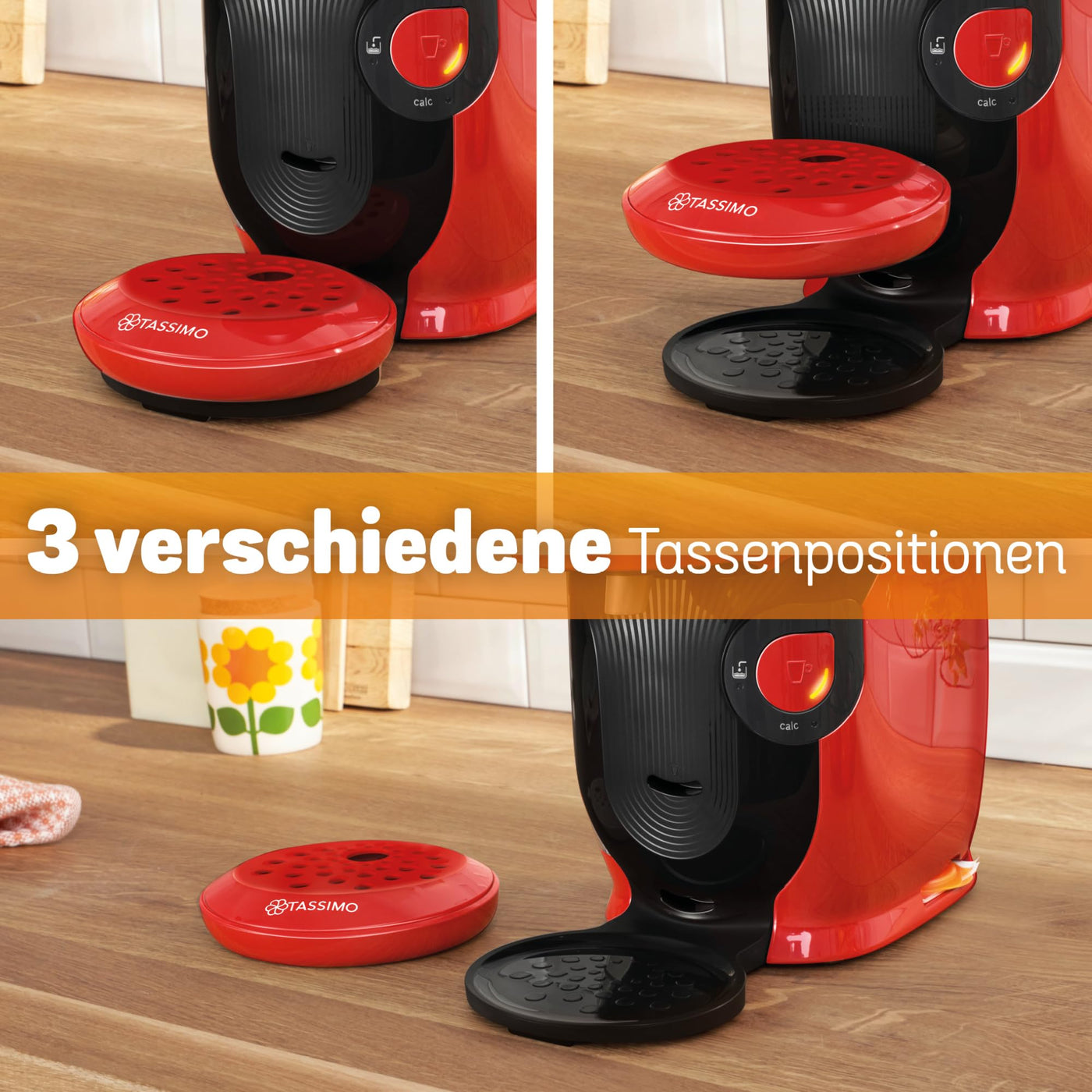 Bosch Tassimo Style friendly Kapselmaschine TAS112E, über 70 Getränke, geeignet für alle Tassen, vollautomatisch, nachhaltig, platzsparend, 1400 W, schwarz