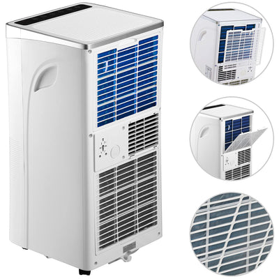 Monzana® lokale Klimaanlage MZKA1000 9000BTU 4in1 WiFi App 2700W Fernbedienung Abluftschlauch Schlafmodus mobil Klimagerät Luftkühler Air Conditioner