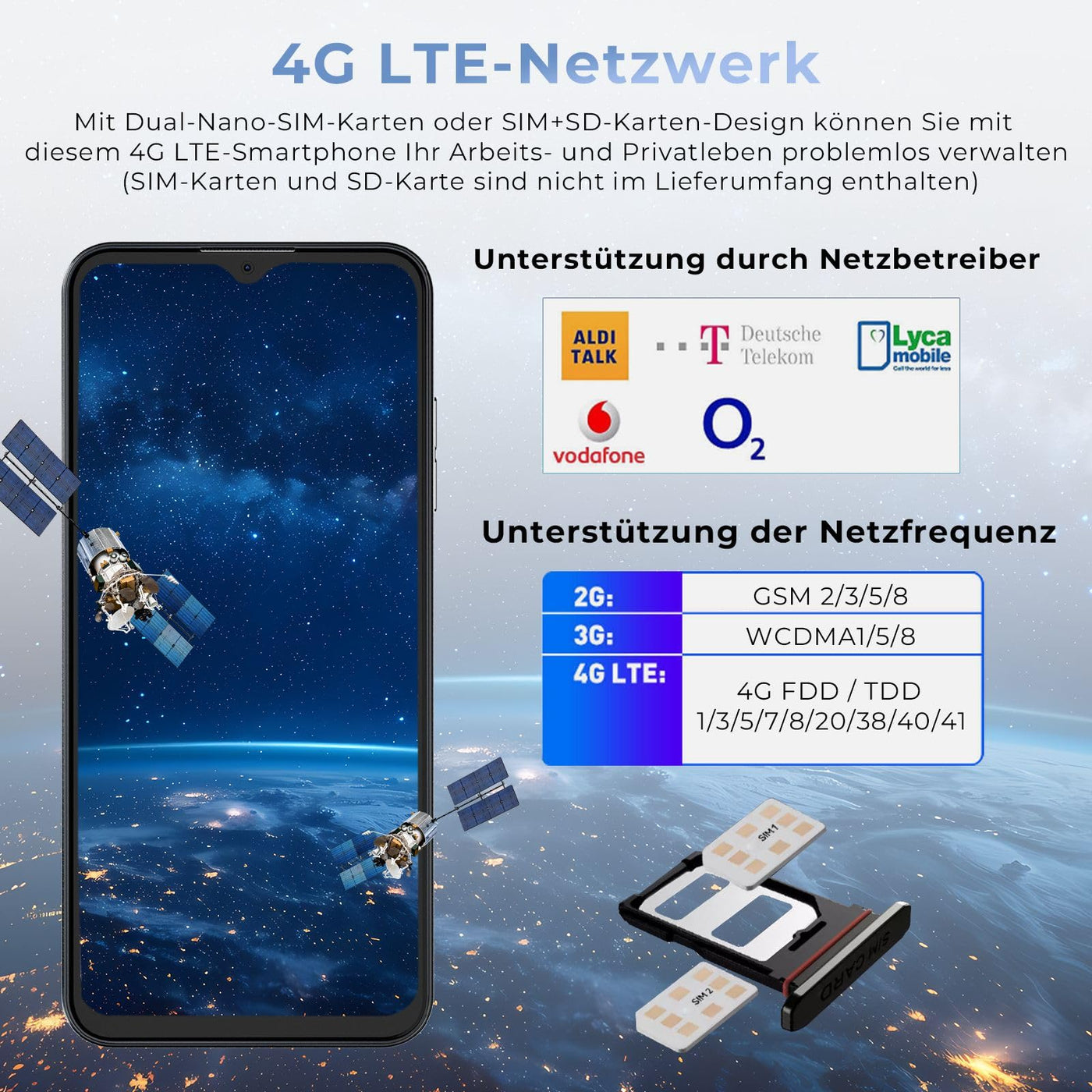 HOTWAV Note 15 Smartphone Ohne Vertrag, Android 14 Octa Core 8GB+64GB/1TB Erweiterbar Handy Ohne Vertrag, 6.6" HD+ Display 5160mAh Handy Günstig, 13MP+5MP Kamera Dual SIM 4G Simlockfreie Handys