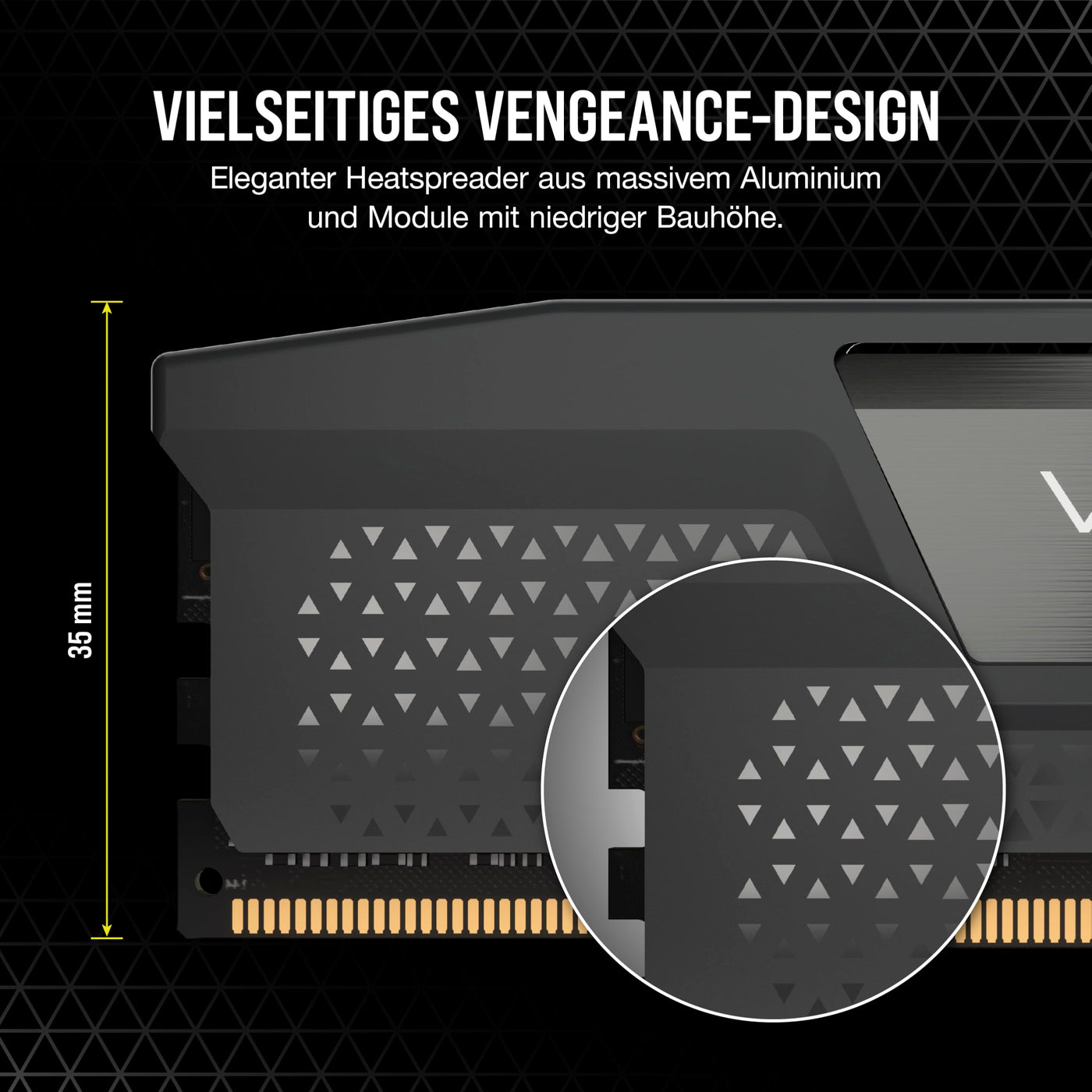 CORSAIR Vengeance DDR5 32GB (2x16GB) DDR5 6000MHz CL30 AMD Expo Intel XMP iCUE Kompatibler Computerspeicher - Grau (CMK32GX5M2B6000Z30)