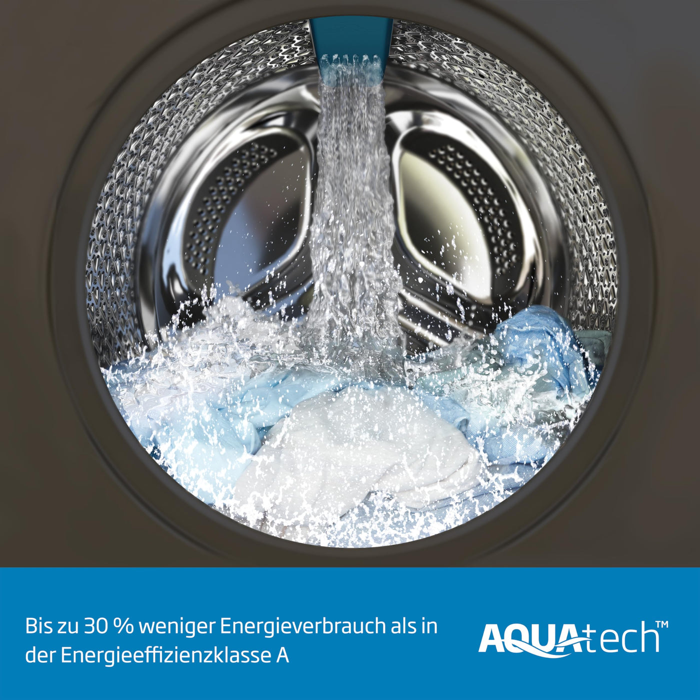 Beko B5WFU58418W bPRO 500 freistehende Waschmaschine, Waschvollautomat, 8 kg, AquaTech, Schleuderwahl, 1400 U/min, Bluetooth, Dampffunktion, Hygiene+ allergikergeeignet, Weiß