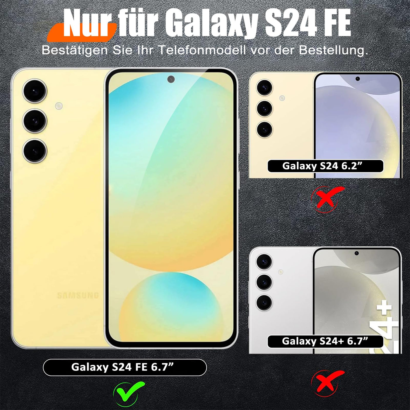 Giyer Panzerhülle für Samsung Galaxy S24 FE Hülle mit Schutzfolie, Handyhülle S24 FE 5G Case mit Kameraschutz 360° Metall Ring Ständer, Stoßfest Schutzhülle für Samsung S24 FE Cover Tasche (Mintgrün)