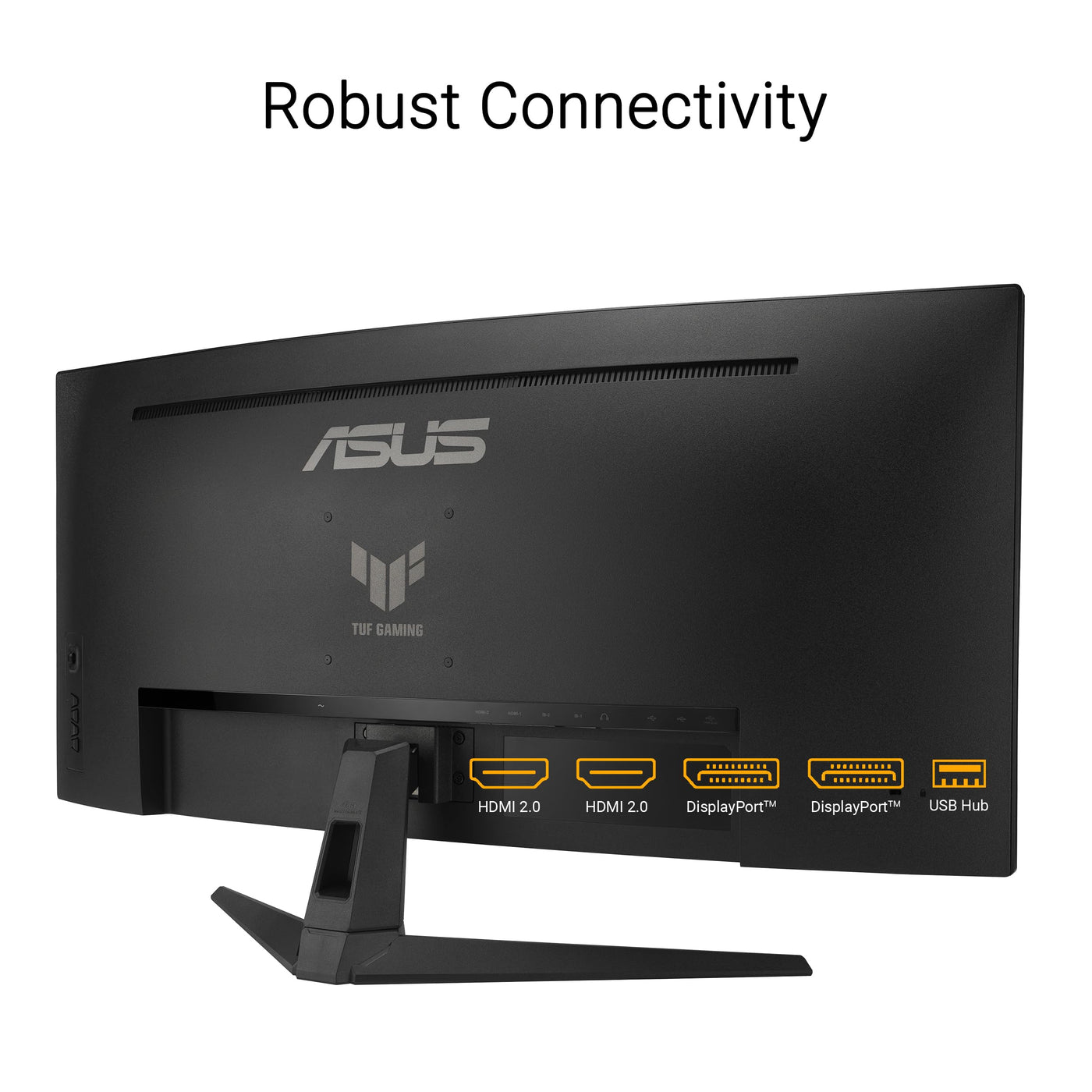 ASUS TUF Gaming VG34VQ3B Gaming Monitor - 34 Zoll WQHD (3440x1440), Curved, 180Hz, ELMB SYNC, FreeSync Premium, 1ms MPRT, 90% DCI-P3, DisplayWidget Center