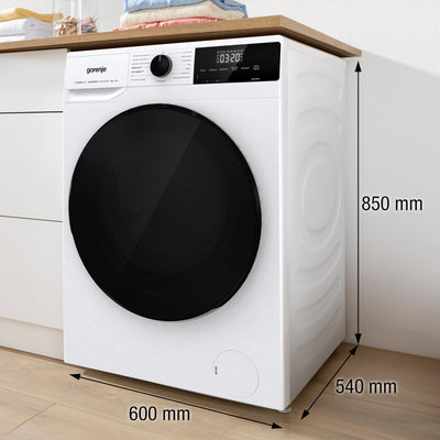 Gorenje WDAM 854 AP Waschtrockner mit Dampffunktion / 8 kg / 1400 U / 15 Programme/Aqua Stop/Inverter PowerDrive Motor/Kindersicherung/QuickDry/weiß