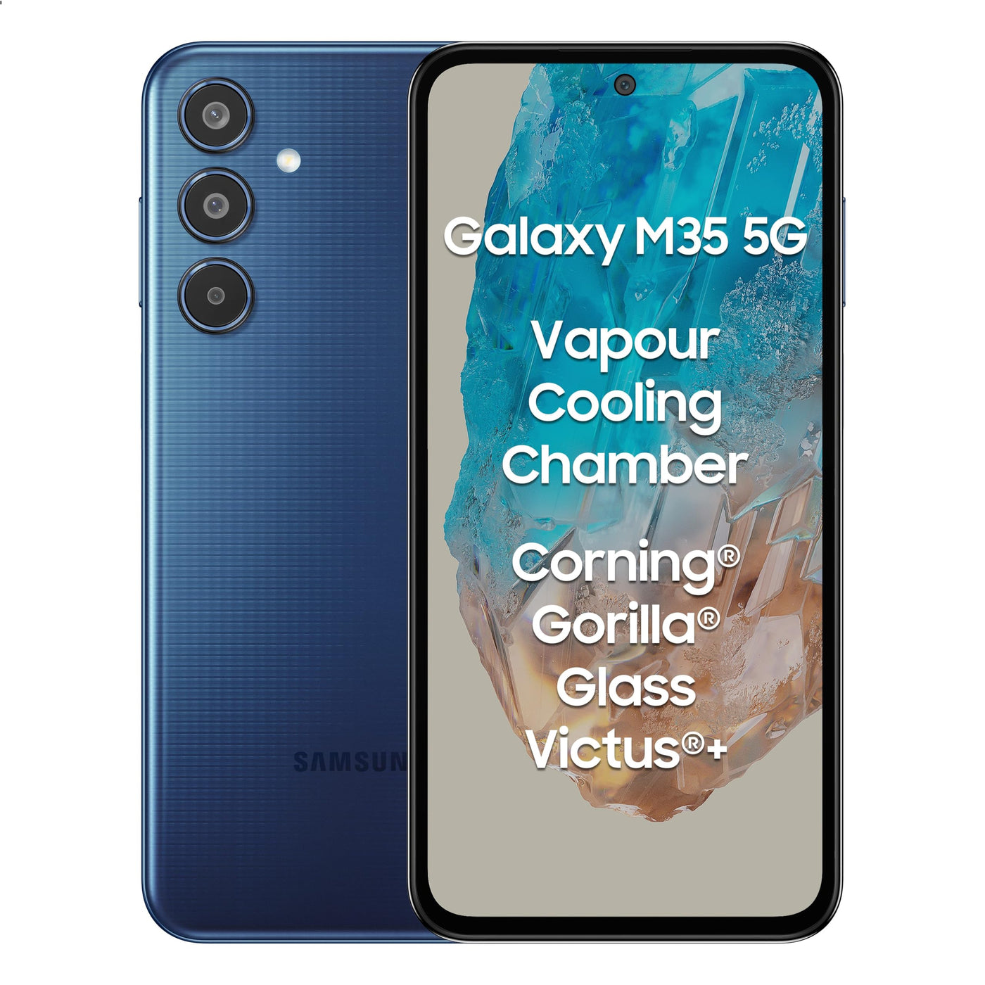 Samsung Galaxy M35 5G 6 GB/128 GB Blau (Dark Blue) Dual-SIM SM-M356B