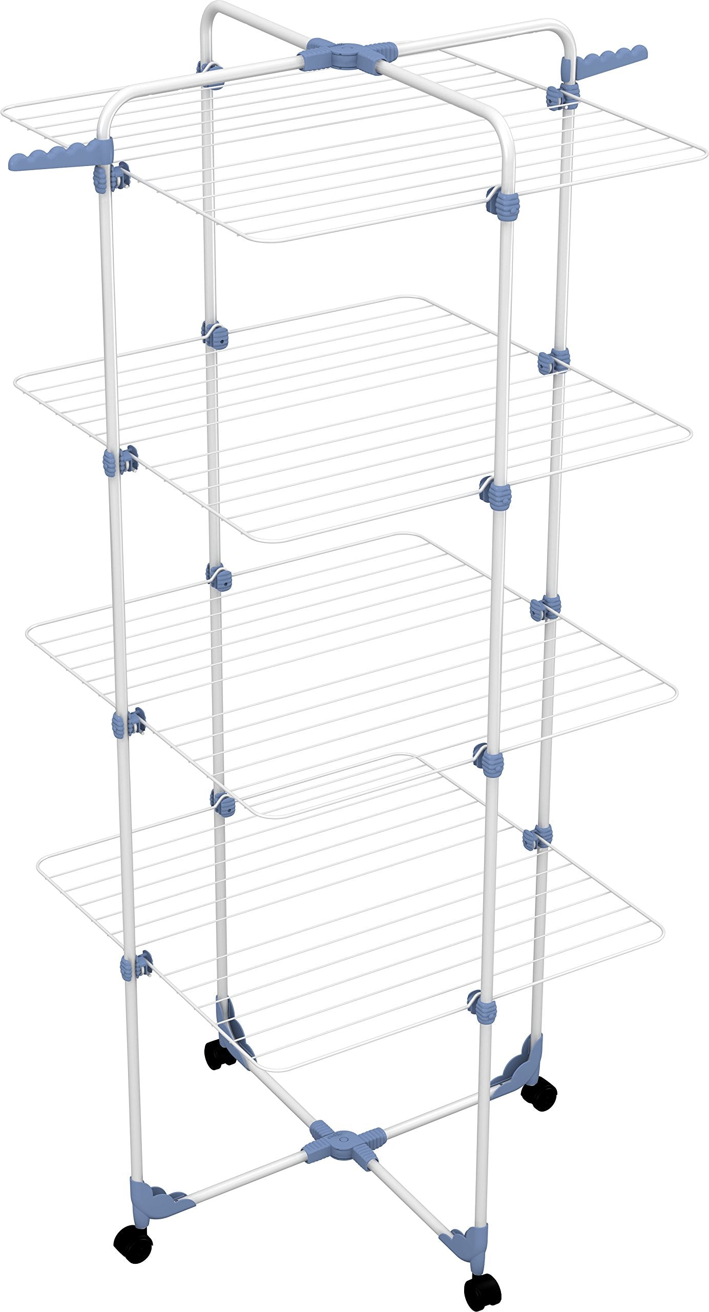 Gimi Modular 4 Turm-Wäscheständer aus Stahl, 40 m Trockenlänge