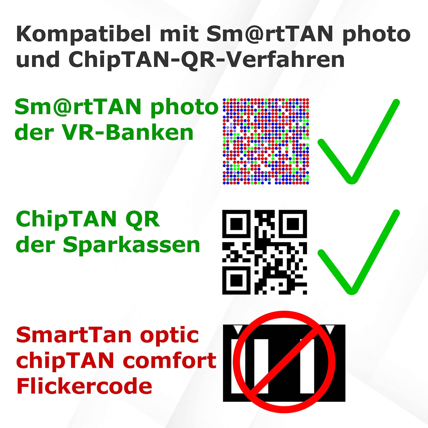 Digipass 882 Hybrid - chipTAN QR und SmartTAN Photo Generator für Online-Banking bei Sparkasse, Volksbanken und Raiffeisenbanken, BW-Bank und mehr