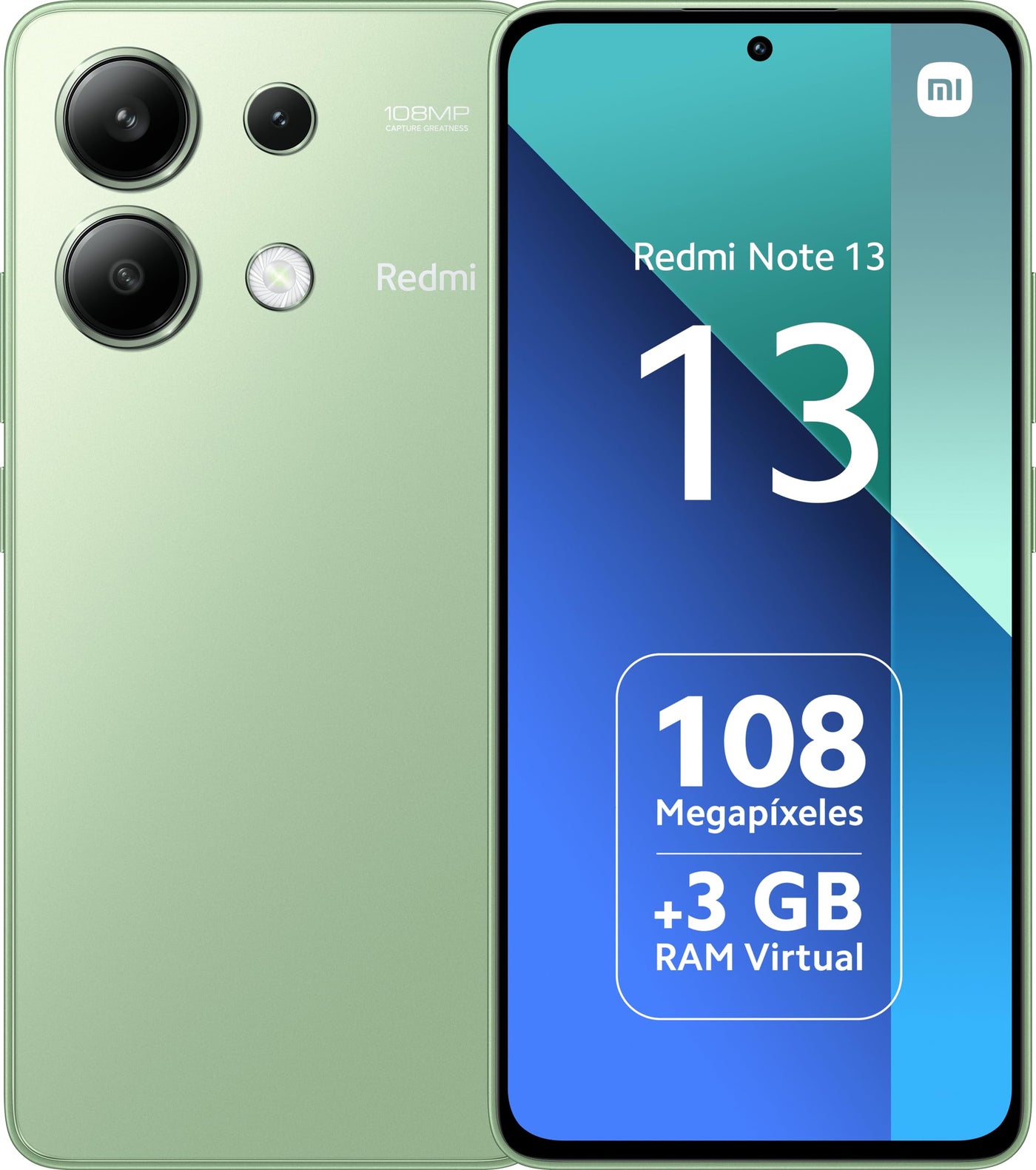 Xiaomi Redmi Note 13 4G 6 Go RAM 128 Go Vert Menthe