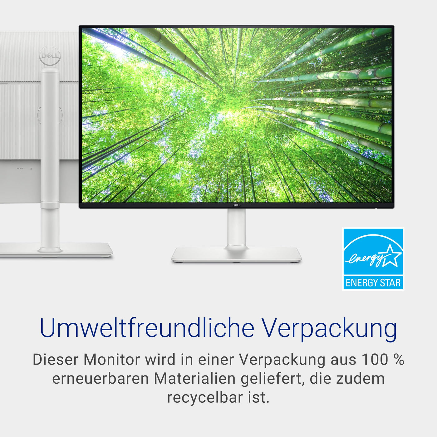 Dell S2725DS 27 Zoll QHD (2560x1440) Monitor, 100Hz, IPS, 4ms, 99% sRGB, höhenverstellbar, Eingebaute Lautsprecher, DisplayPort, 2X HDMI, 3 Jahre Garantie, Weiß