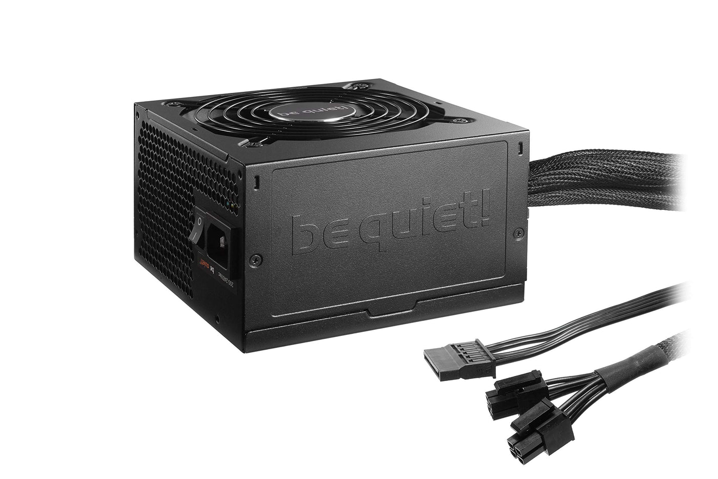 be quiet! System Power 9 500W cm PC-Netzteil | 80 Plus Bronze Effizienz | ATX | mit Kabelmanagement | Schwarz | BN301