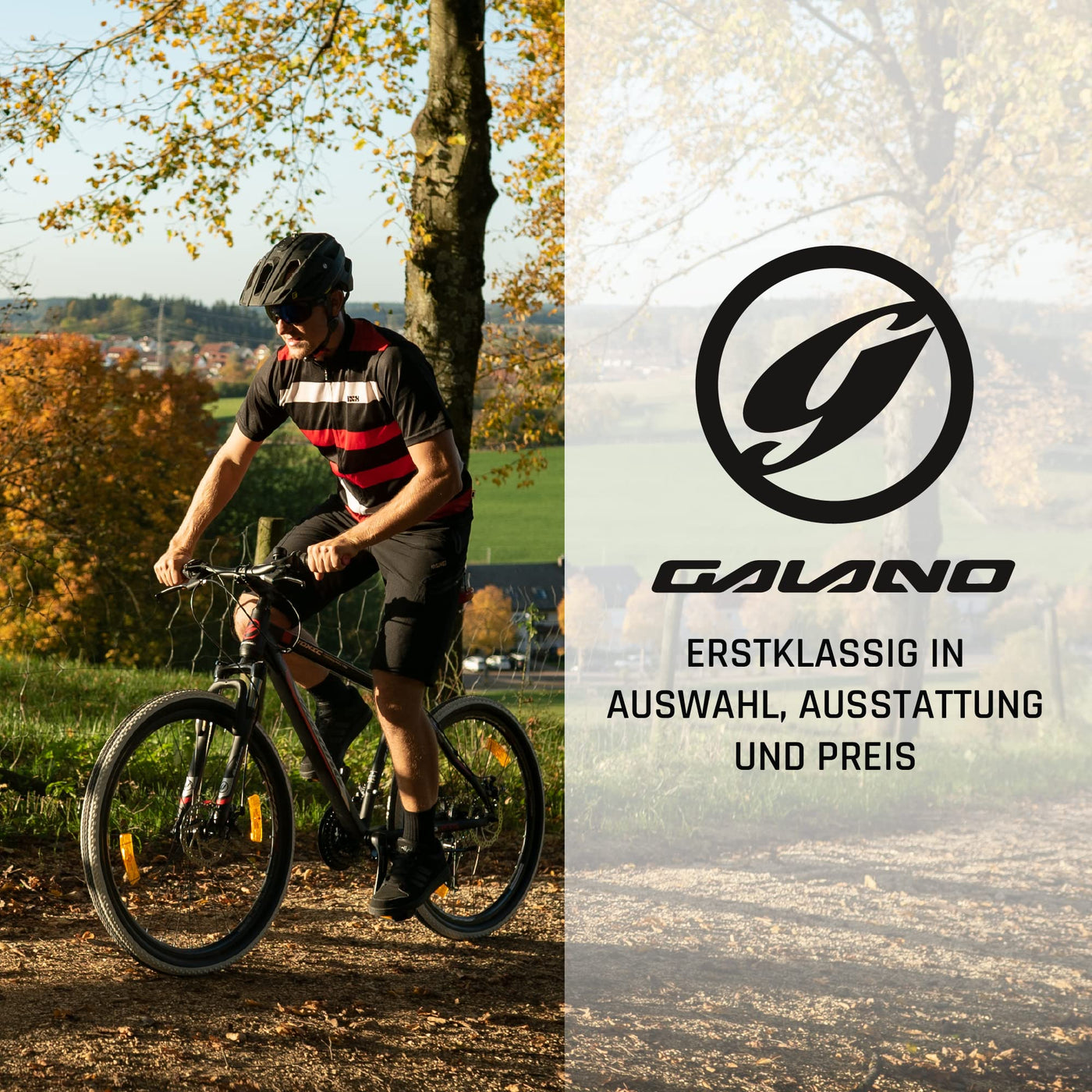 Galano 27,5 Zoll 650B MTB Toxic Mountainbike Scheibenbremsen (schwarz/grün, 46 cm)