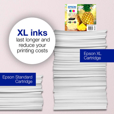 Epson Orginal 604XL Tinte Ananas Singlepack gelb XL, XP-2200 XP-2205 XP-3200 XP-4205 WF2910DWF WF2930DWF WF2950DWF, ReadyPrint Flex-Tintentarife