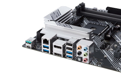 ASUS Prime B550-Plus Gaming Mainboard Sockel AM4 (ATX, Ryzen, PCIe 4.0, 2x M-2, 1Gbit/s-Ethernet, SATA 6Gbit/s, USB 3.2 Gen 2 Typ-A/C, Unterstützung für Aura Sync RGB Header)