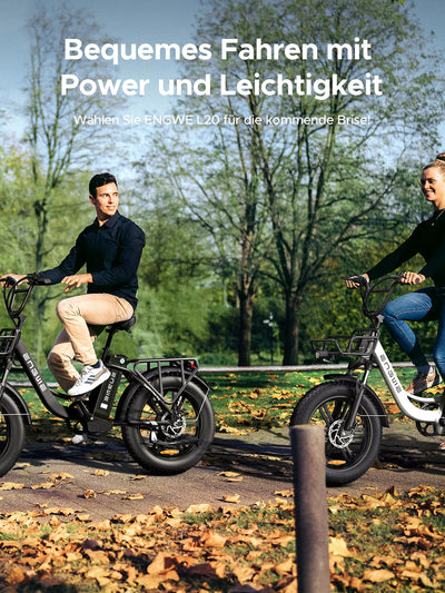 ENGWE E Bike Herren Elektrofahrräder-Ebike mit 48V 13Ah Batterie, E Bike 20 * 4.0 Zoll, E-Bike 7-Gang Getriebe mit LCD-Display, E Bike 250W Motor & 25km/h, Reichweite bis zu 150km L20/L20 Boost