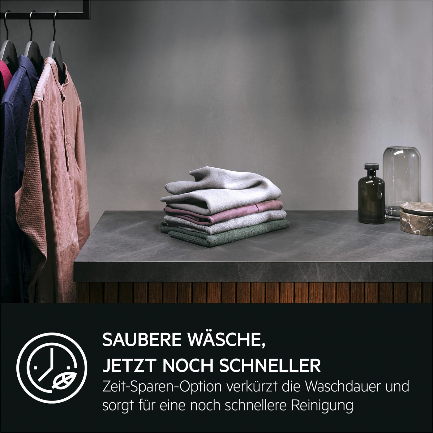 AEG LR8E75490 WiFi Waschmaschine / Serie 8000 mit PowerCare® / UniversalDose Schublade / ÖKOMix - Faserschutz / ProSteam® - Auffrischfunktion / 9,0 kg / Leise / Nachlegefunktion / 1400 U/min