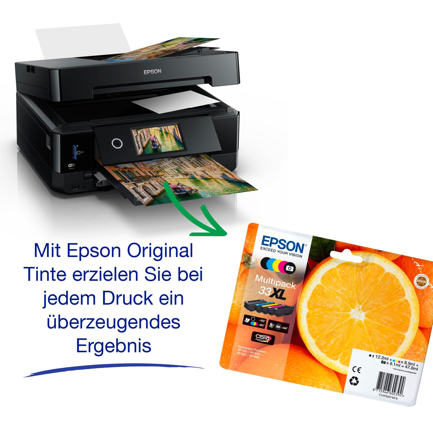 Imprimante jet d'encre multifonction sans fil Epson Expression Premium XP-7100 A4